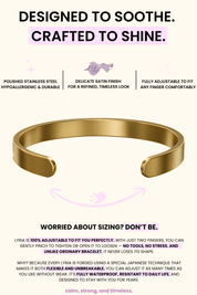 LYRIA BRACELET | YELLOW GOLD CALM